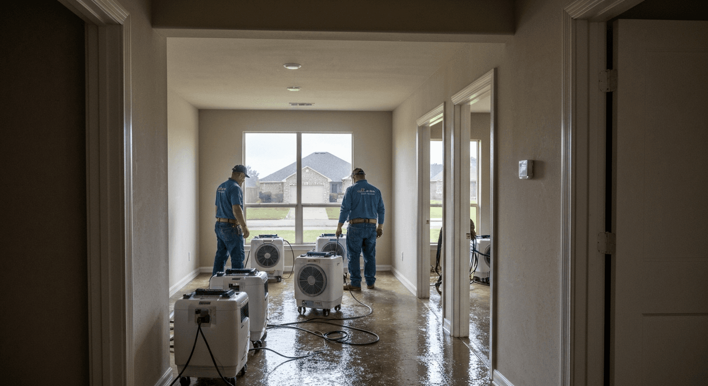water damage restoration in Midland, TX